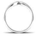 Peaks and Valleys geometric double-V ring product view