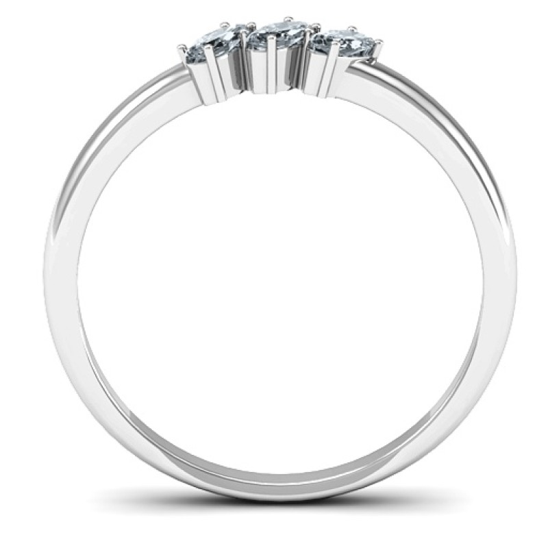 Petit Marquise Trio Ring detail Petit Marquise Trio Ring product detail view