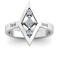 Playing with Diamonds Ring - Alternate View Alternate view of the Playing with Diamonds Ring