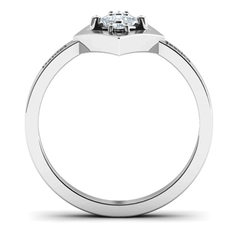 Playing with Diamonds Ring - Detail View Detail view of the Playing with Diamonds Ring