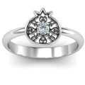 Pomegranate with Filigree Ring Pomegranate with filigree ring product image
