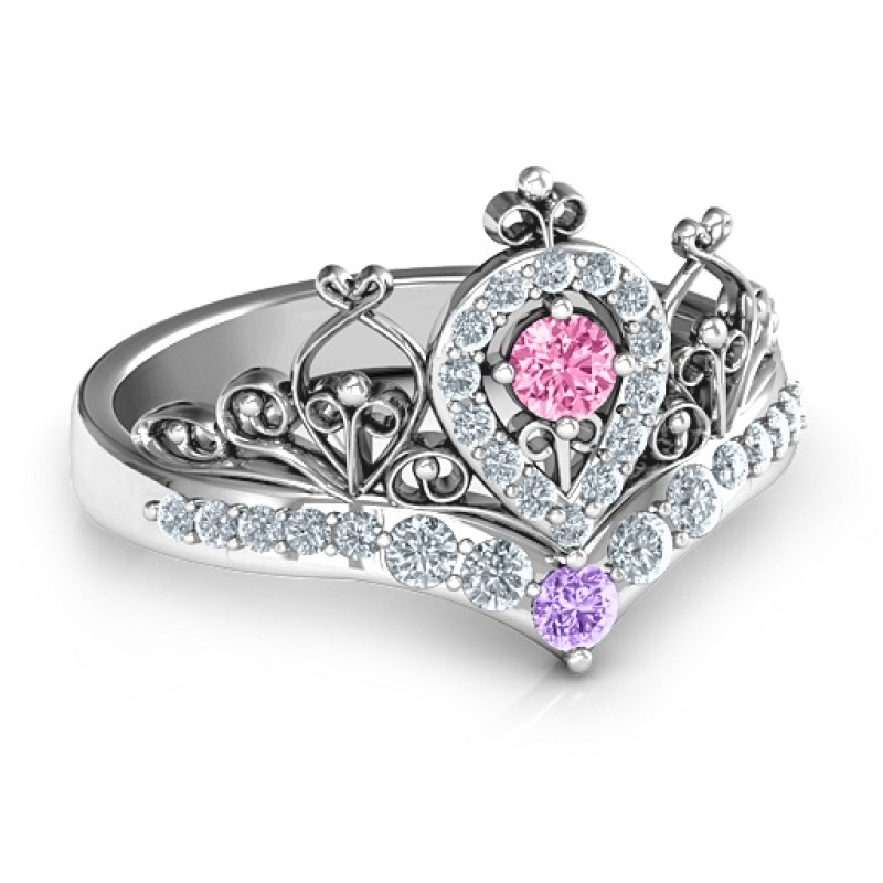 Queen Of My Heart Tiara Ring Queen Of My Heart Tiara Ring with crown-inspired stone setting