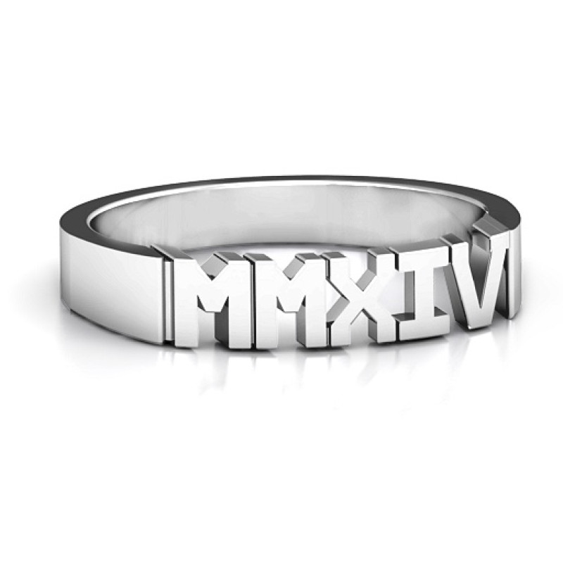 Roman Numeral Unisex Graduation Ring Roman numeral unisex graduation ring