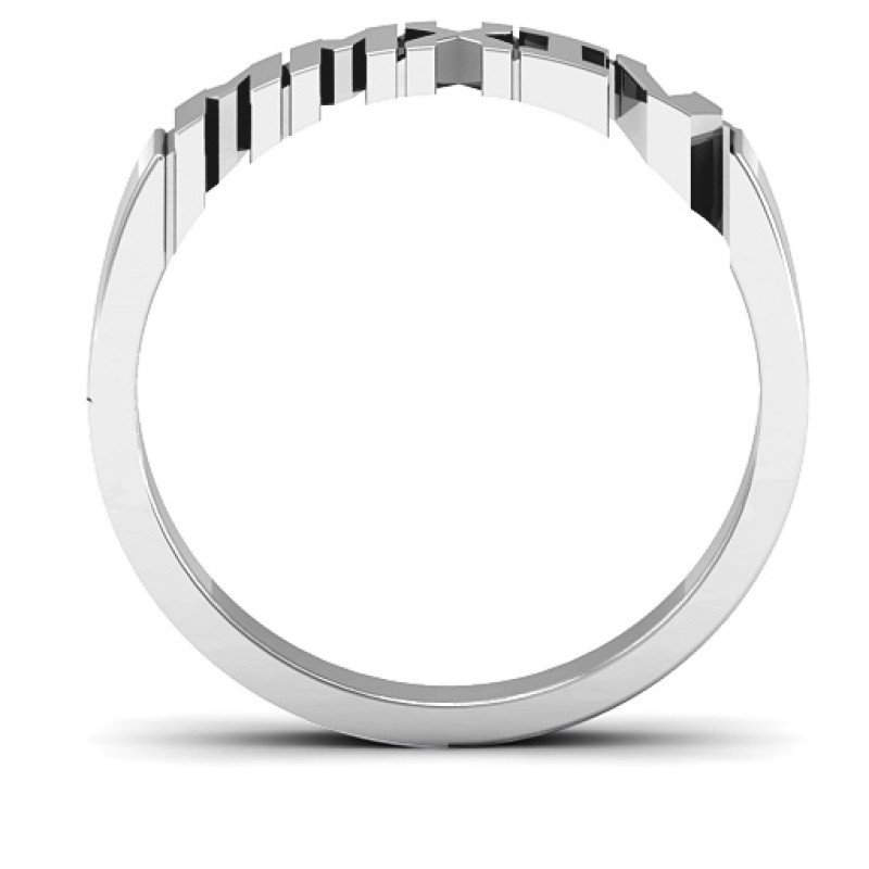 Roman Numeral Unisex Graduation Ring Roman numeral unisex graduation ring product image
