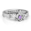 Round Stone Claddagh Ring Round Stone Claddagh Ring product image