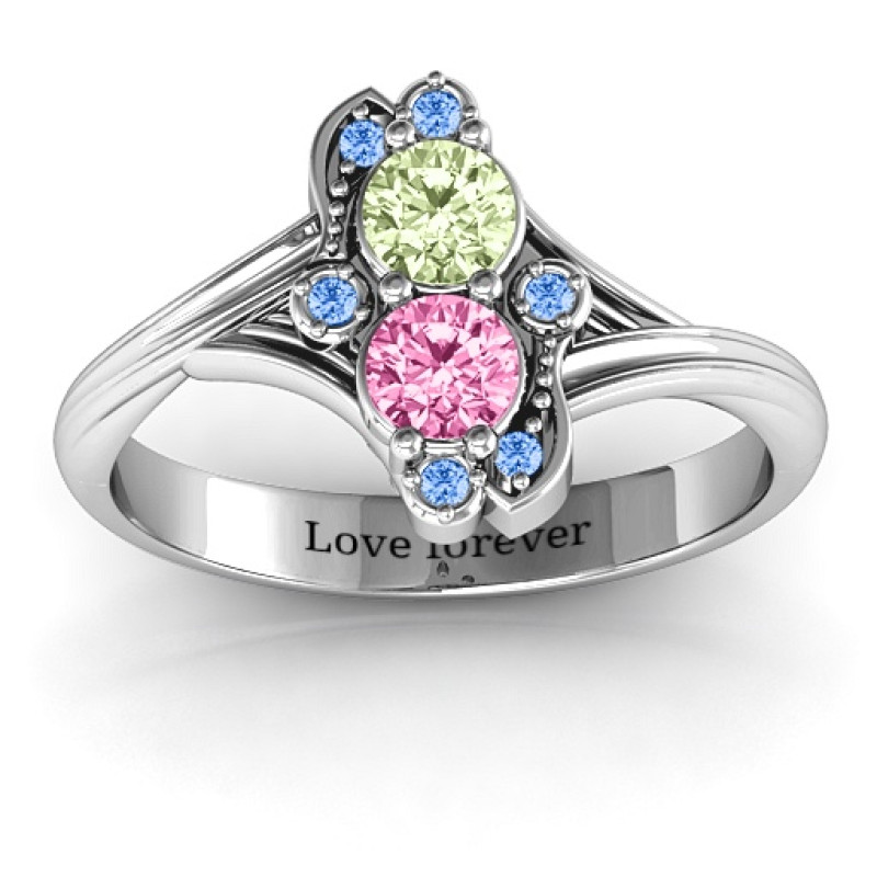 Sense of Style Two Stone Ring product view
