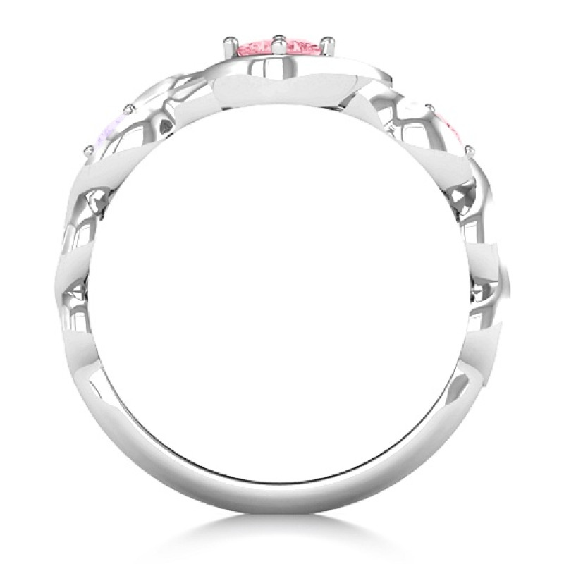 Shimmering Infinity Princess Stone Heart Ring Shimmering Infinity Princess Stone Heart Ring product view