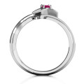 Shooting Star Ring Shooting Star Ring with a round centre stone