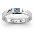 Solitaire Bridge Ring product view Solitaire Bridge Ring product view