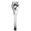Split shank heart promise ring product view