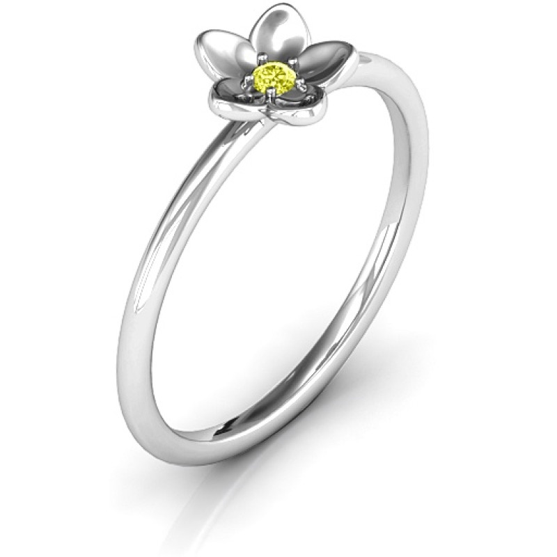 Stackr Azelie Flower Ring view