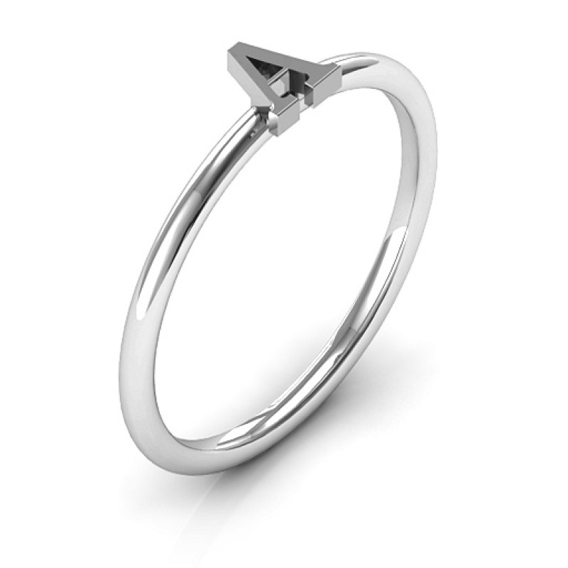 Stackr A-Z initial ring