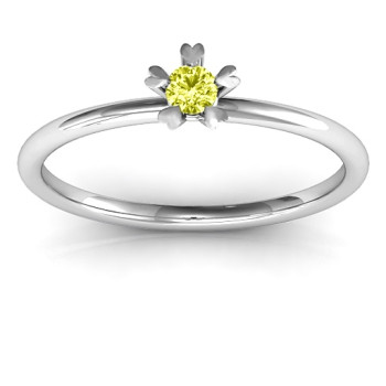 Stackr Hugging Heart Stone Ring Stackr Hugging Heart Stone Ring