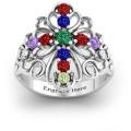 Personalised Spirituality Cross Flower Ring Personalised spirituality cross ring product view