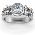 Beautiful Blossoms Split Shank Ring View Beautiful Blossoms split shank ring product view