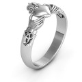 Celtic Knotted Claddagh Ring - Product View Celtic knotted Claddagh ring product view