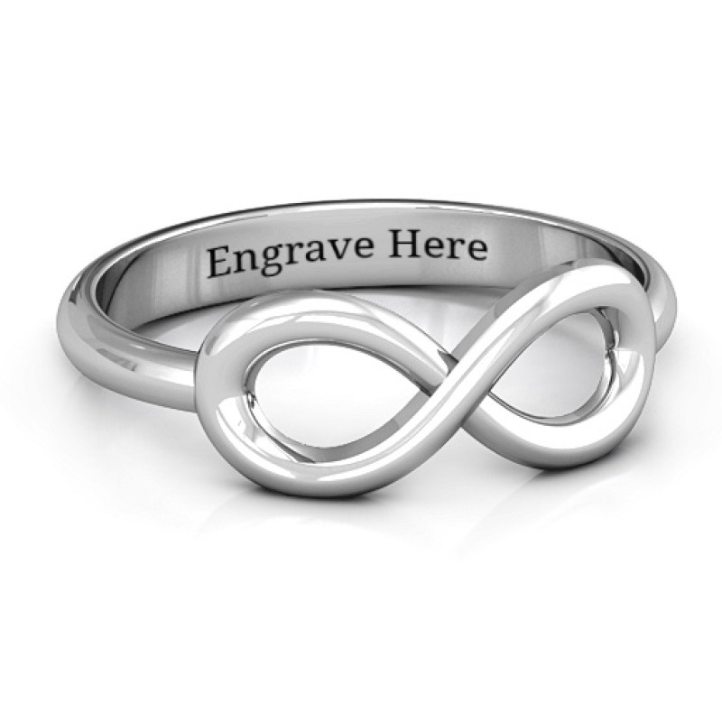 Classic Infinity Engraved Ring Classic infinity engraved ring