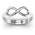 Classic Infinity Engraved Ring Classic infinity engraved ring product image