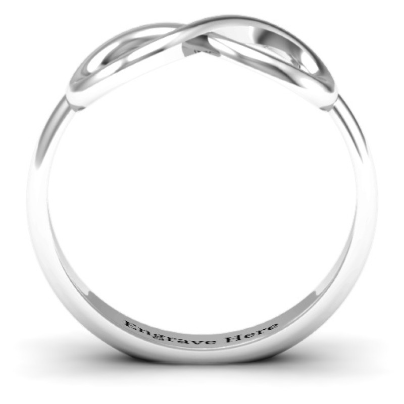 Classic Infinity Engraved Ring Classic infinity engraved ring product image