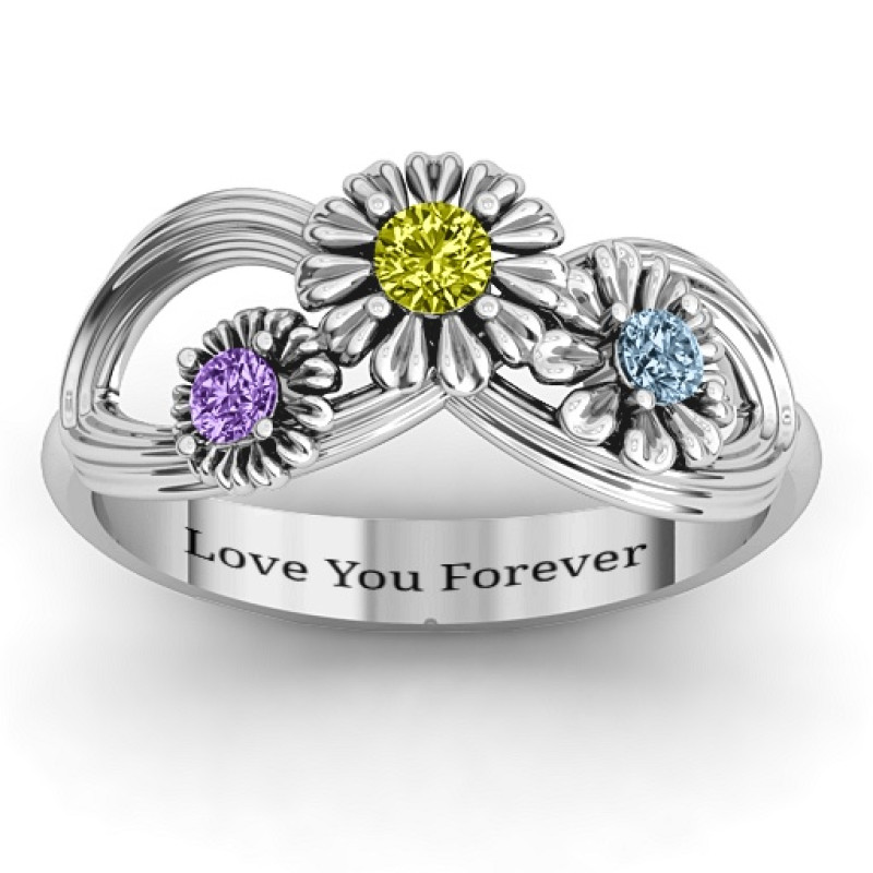 Sterling Silver Endless Spring Infinity Ring product image