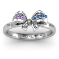 Fancy Stone Set Bow Ring Product View Fancy stone set bow ring product view
