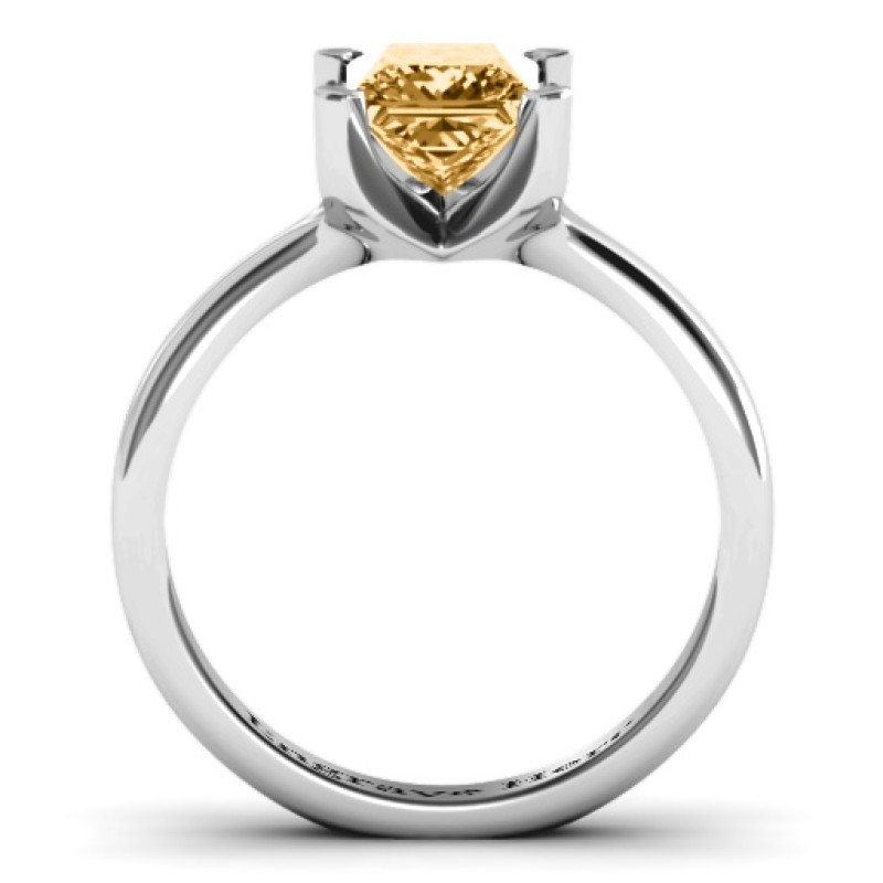 Large Princess Solitaire Ring product image
