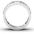 Custom Celtic Claddagh band ring