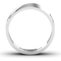 Ridge Diagonal Peak Men's Personalised Ring Ridge Diagonal Peak men's personalised ring product view