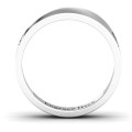 Ridge Diagonal Peak women's personalised ring angle view