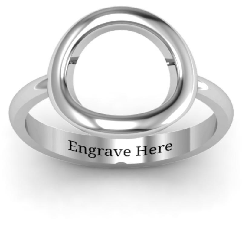 Simple Circle Karma Ring alternate view