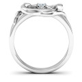 Sterling Silver Snake Lover's Knot Ring Sterling Silver Snake Lover's Knot Ring product image
