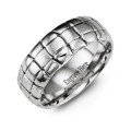 Tortoise shell pattern cobalt wedding ring