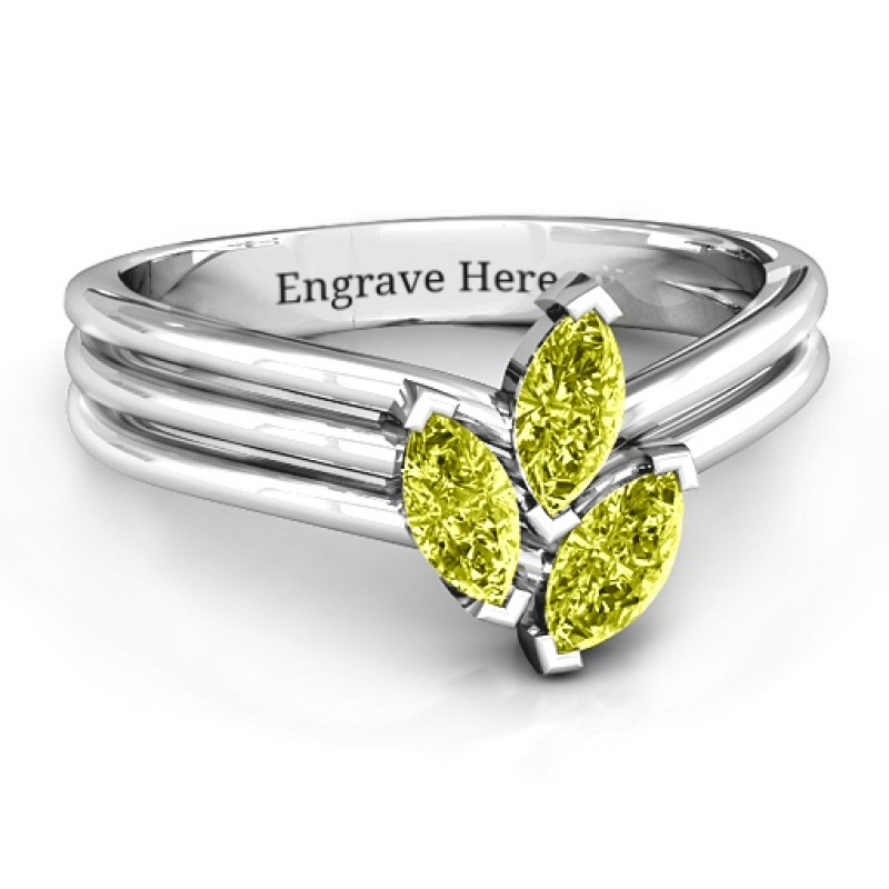 Triple Marquise Collage Ring Triple Marquise Collage Ring product image