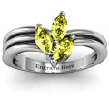 Triple Marquise Collage Ring - View 2 Triple Marquise Collage Ring product view