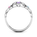 Triple Trinity Celtic Heart Ring product view