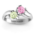 Two Stone Sparkle Ring Two Stone Sparkle Ring product view