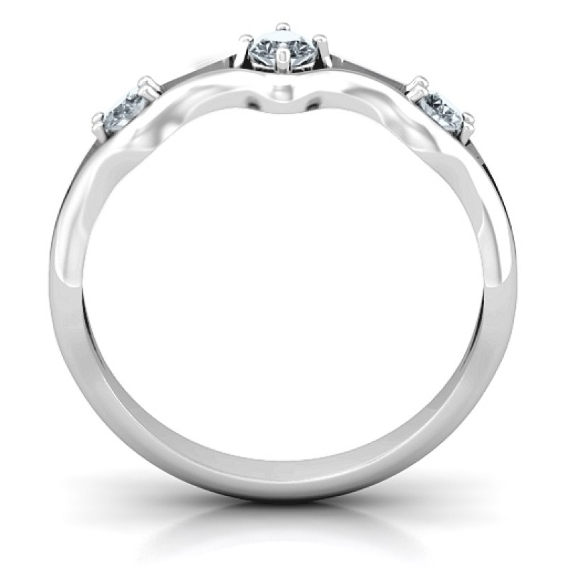 Wavy Trio Ring Wavy Trio Ring product view