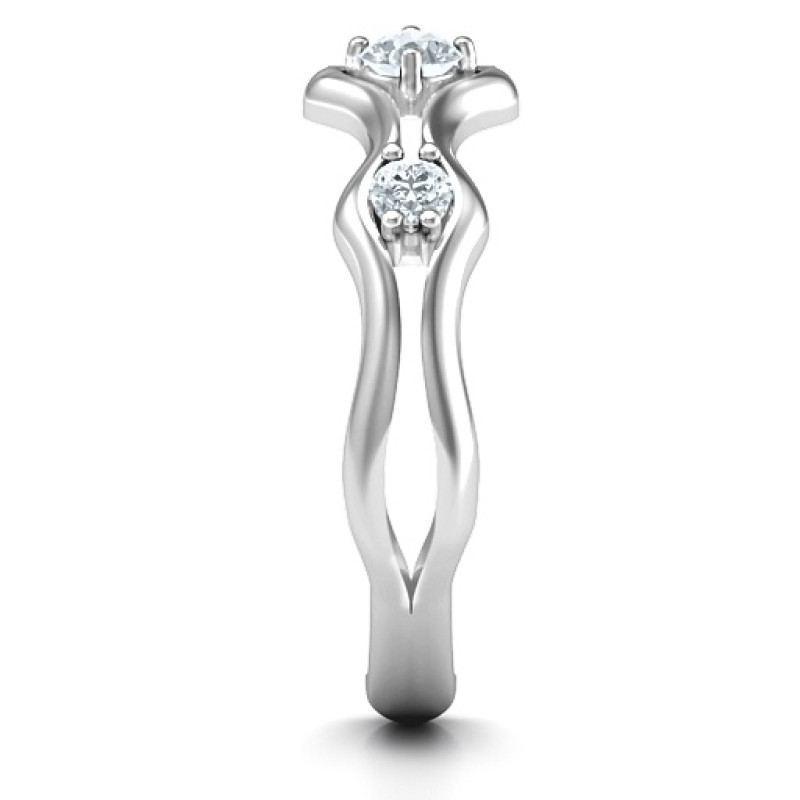 Wavy Trio Ring Wavy Trio Ring product view