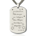 Best Friends Dog Tag Name Necklace Personalised best friends dog tag name necklace