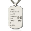 Personalised Dog Tag Name Necklace Personalised dog tag name necklace