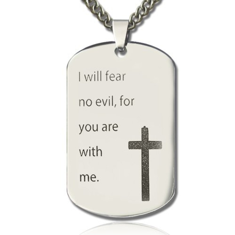 Personalised Military Dog Tag Name Necklace Personalised military dog tag name necklace