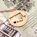 Custom Maryland State Name Necklace Custom Maryland state name necklace product image