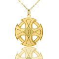 Engraved Celtic Cross Name Necklace Engraved Celtic cross name necklace