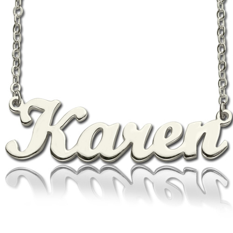 Karen Style Personalised Name Necklace Personalised Karen-style name necklace product image