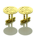Men's Monogram Initial Cufflinks Personalised men's monogram initial cufflinks