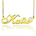 Personalised Carrie Nameplate Necklace Personalised Carrie-style nameplate necklace