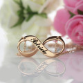 Engraved Infinity Necklace Engraved infinity name necklace product view