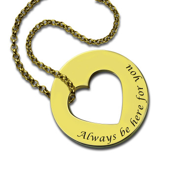 Always Be Here For You Promise Necklace Always Be Here For You Promise Necklace