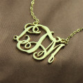 Cut-Out Taylor Swift Monogram Necklace 18ct Gold Plated Cut-out personalised monogram necklace with initial pendant