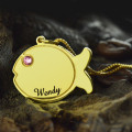 Kids Fish Name Necklace product image Personalised kids fish name necklace product image